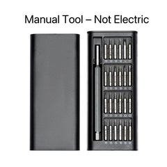 24 In 1 Mini Screwdriver Set With Case, Small Screwdriver Set   Screwdrivers Magnetic Micro Screwdriver Kit, Screwdriver Set For Electronics, Jewelers, Pc, Glasses, Watch, Phone Use Tool
